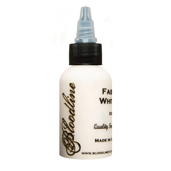 Bloodline Tattoo Ink Fast White - Professional Tattooing Pigment - 1 oz (30 ml)