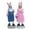 A,B, variant on 2pcs Miniature Rabbit Statues Decorative Fairy Garden Accessories,Bunny Set Status,Indoor and Outdoor Decoration
