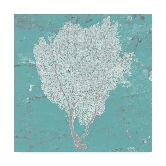 Trademark Fine Art 'Graphic Sea Fan I' Canvas Art by Studio W