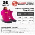 thumbnail image 2 of Calcetines de compresión PAPLUS Low Cut para hombre y mujer (6 pares), 2 of 7