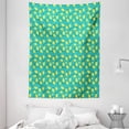 thumbnail image 1 of Fruit Tapestry, Lemon Pattern Freshness Lemonade Juicy Vitamin Healthy Branches Graphic, Wall Hanging for Bedroom Living Room Dorm Decor, 60W X 80L Inches, Turquoise Yellow Green, by Ambesonne, 1 of 2