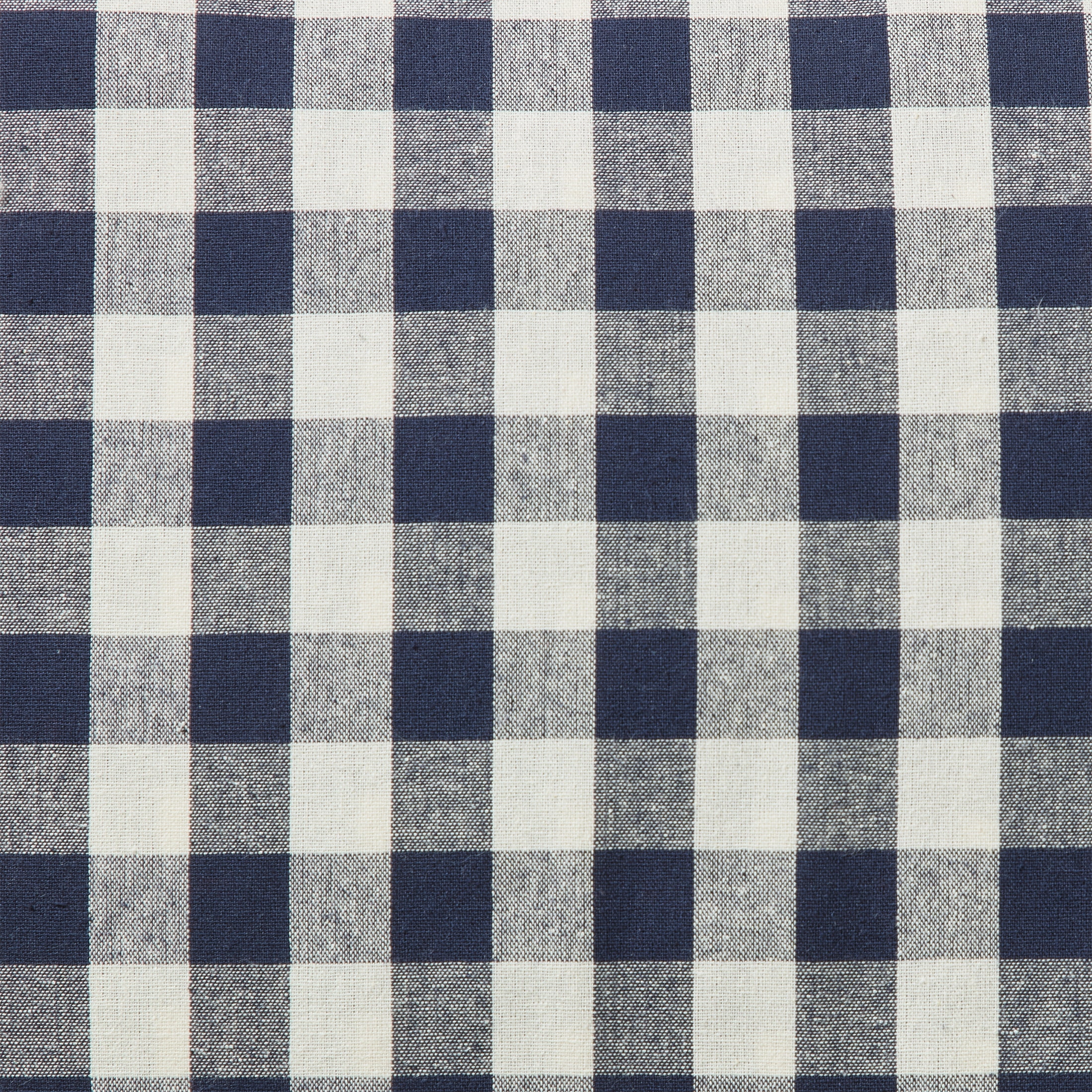 My Texas House 18" x 18" Ivory/Blue Micro Gingham Decorative Pillow