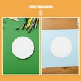 thumbnail image 3 of LOLIPPYY 100Pcs White Round Cardboard Sheets for Smooth Sketching and Paint Projects, 3 of 8