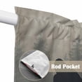 thumbnail image 4 of Misty Forest Swag Curtains for Kitchen/Bedroom/Living Room, Pine Trees Gray Foggy Vintage Rustic Scalloped Curtains 63 Inch Long, Rod Pocket Window Swag Topper Curtains Valances 2 Panels Set 36"x63", 4 of 8