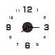 thumbnail image 1 of EeaseMX Reloj de pared DIY sin marco con números arábigos, adhesivo, arte moderno, silencioso, adhesivo acrílico 3D, decoración para el hogar, sala de estar y dormitorio - Negro (GZ-087A), 1 of 7