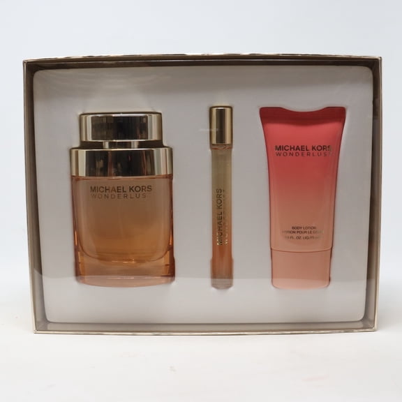 Michael Kors Wonder Lust Eau De Parfum 3-Pcs Set / New With Box