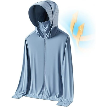 OwnShow Sun Protection SPF50 Rash Guard Shirts Men s Lightweight Fishing Clothing Ice Silk Anti-UV Ice Fishing Suit Summer