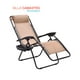 thumbnail image 1 of Silla Tipo Camastro Plegable Tecnologia Gravedad Cero Reclinable beige 6.49 pulg Elly Decor SO-SGC-BK, 1 of 9