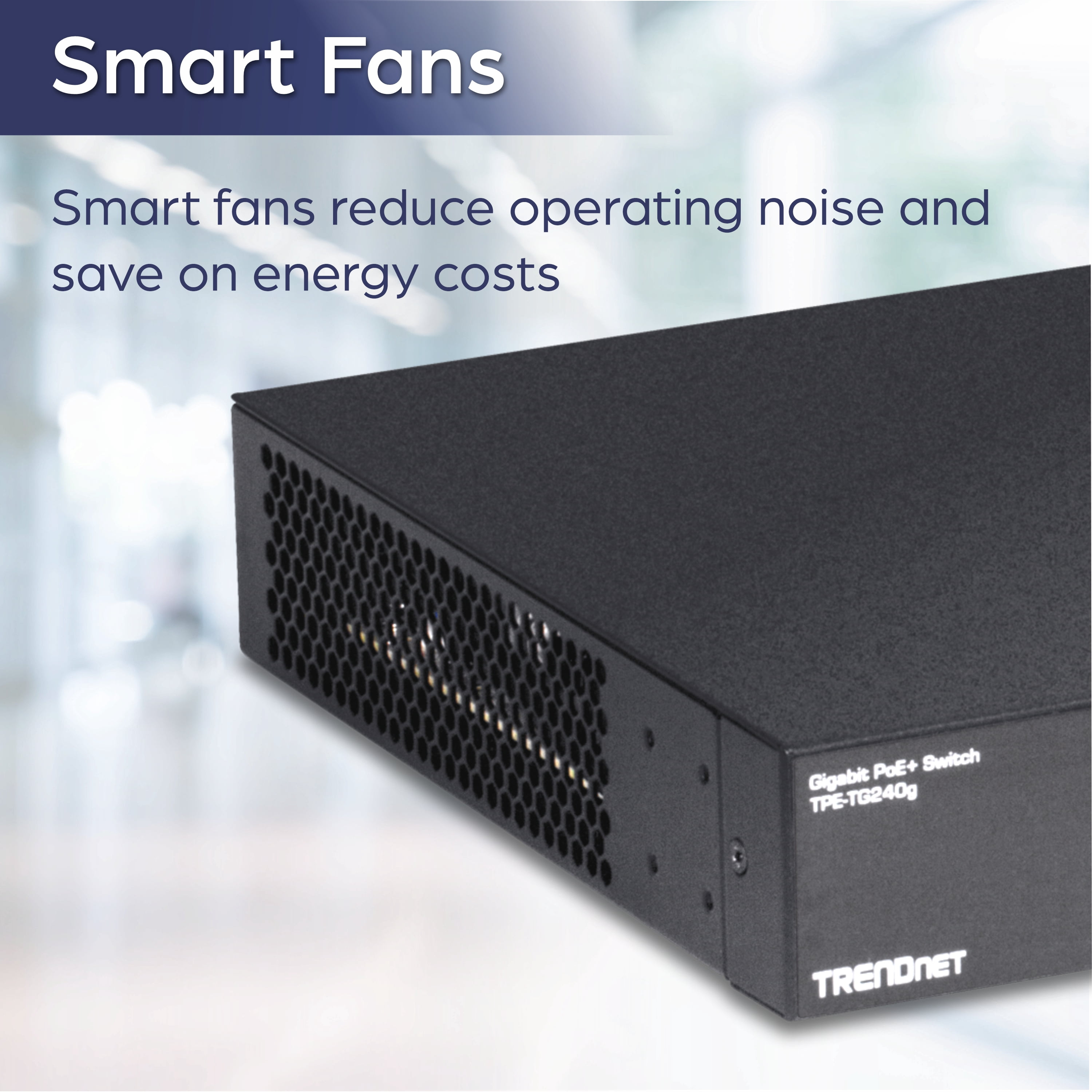 TRENDnet TPE-TG240g  24-Port Gigabit PoE+ Switch