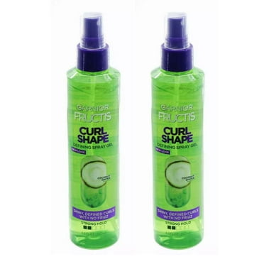 Hair Gel Garnier Fructis Style Curl Shaping Spray Gel Strong, 8.5 oz 2 Pk
