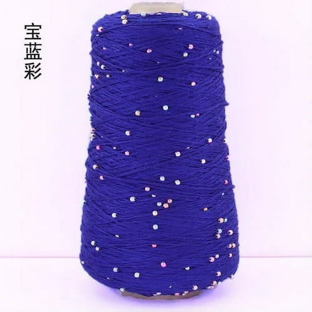 350g Pearl Mercerized Cotton Yarn Hand-knitted Cotton Pearl Lace Line Fine Crochet Thread Bead Thread Diy Hand-braided Thread