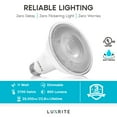 thumbnail image 2 of Luxrite 12-Pack LED PAR30 Flood Light Bulb 2700K Warm White 850 Lumens 11W Dimmable Wet Rated E26 Base UL Listed, 2 of 7