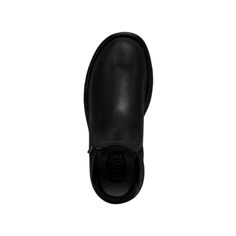 Hey Dude Branson Boot Craft Leather Women's Black Boot 6 M