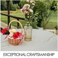 thumbnail image 3 of HONITANO 1 Set Decorative Basket With Handle Willow and Rattan for Home Decor and Outdoor Party 23.00X14.00X14.00cm, 3 of 7