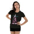 thumbnail image 5 of Michael Jackson Toe Stand Dance Womens Slim Fit Graphic Tee Brisco Brands S, 5 of 6
