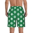 thumbnail image 3 of Kdxio Snowflake Pattern Mens Casual Shorts - Drawstring Summer Beach Sports Shorts for Men, 3 of 9