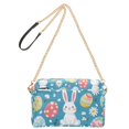 thumbnail image 2 of FORMRS Women Crossbody Purse with Chain Strap Vegan Leather Shoulder Handbag, Blue Easter Bunny, 2 of 7