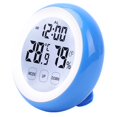 thumbnail image 1 of Ornamento funciones Del Escritorio para hogar Del Despertador Del Reloj Del de Humedad mperatura Azul perfecl Reloj táctil de humedad de temperatura, 1 of 8
