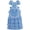 Blue, variant on Victorian Bustle Striped Ball Gown Women's Vintage Civil War Southern Belle Walking Dress