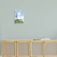 thumbnail image 2 of Egret Bird Balancing Branch Animals & Insects Painting Unframed Art Print Wall Art, 2 of 6