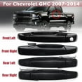thumbnail image 1 of 1Pcs Gloss Black Plastic Exterior Door Handle, Front Rear Left Right Car Door Handle Replacement For Chevrolet/GMC, 1 of 7