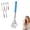 Blue, variant on Telescoping Back Scratcher Extendable - Stainless Steel Skeleton Hand Claw Back Massager, Portable Telescopic Back Scratcher for Men Women, Multiple Colors, Travel Size Massage Tool (Green)