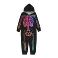 thumbnail image 5 of Family Matching Hallo-ween Pajamas Boys Girls Thanksgiving Day Cute Print Long Sleeves Jumpsuit Kid 5Years, 5 of 5