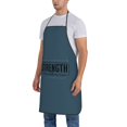 thumbnail image 4 of Strength Within Apron, Inspirational Gifts for Men Women, Funny Apron, Chef Bib with Pockets, Waterproof Work Apron for BBQ Kitchen Crafting Gardening, 4 of 9