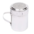 thumbnail image 1 of Restaurant-Grade Shaker with Handle 10-Ounce Steel Spice Dredge, 1 of 7