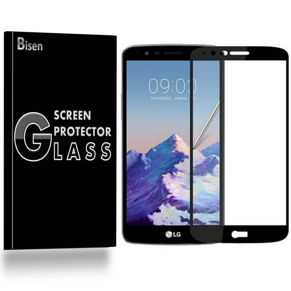 [2-Pack] LG Stylo 3 Plus BISEN Tempered Glass Screen Protector [Full Coverage, Edge-To-Edge Protect], Anti-Scratch, Anti-Shock