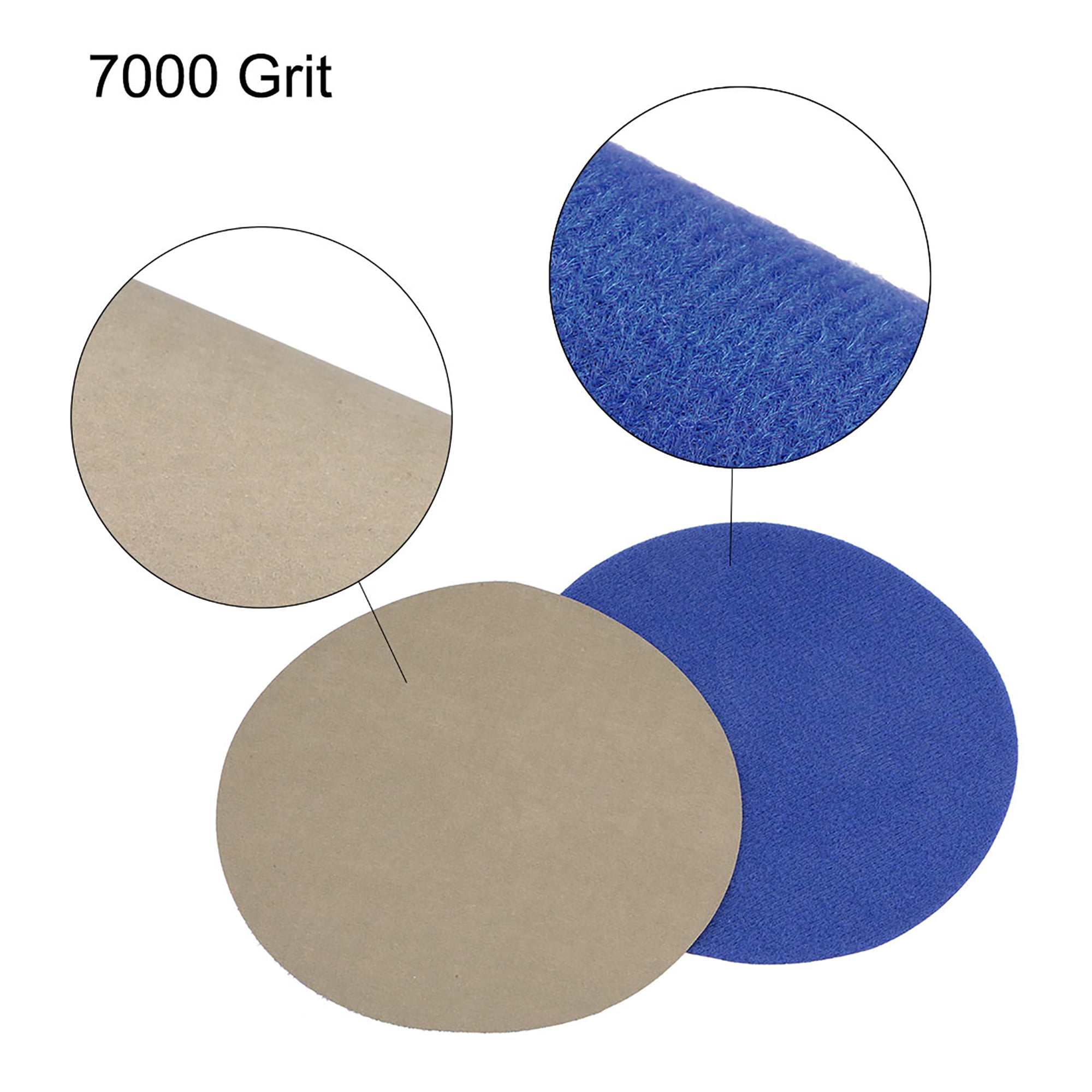 200PCS 3 inch Sanding Disc Hook and Loop VÉZAAR Wet/Dry Sandpaper Discs