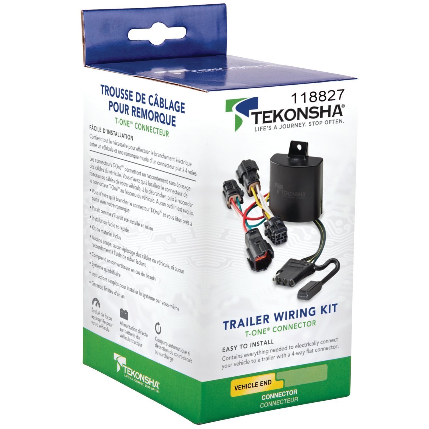 2020-2023 Toyota Highlander Tekonsha Plug & Play T-Connector