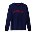 thumbnail image 3 of Daxton Retro Washington Arch Font Long Sleeves T Shirt Soft Med Weight Cotton, 2Pk Navy Red Red Navy, 3XL, 3 of 5