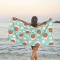 thumbnail image 5 of KLL Snail And Flower Microfiber Beach Towel Fast Drying,Extra Large 27.5"x55" Sand Free Beach Towel Super Lightweight Towels, 5 of 5