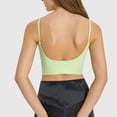 thumbnail image 4 of Soidarity Camiseta sin mangas Sujetador deportivo Chaleco de fitness Lavable Accesorios de gimnasio Ropa para correr Comodidad Sexy Halter Tops Equipo de Uniforme atlético Verde ocho Soidarity OD029032-05, 4 of 6