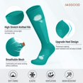 thumbnail image 4 of JASGOOD Baseball Belt and Socks Combo Set for Youth Adult Breathable Softball Socks and Adjustable Elastic Belt, 4 of 7