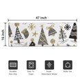 thumbnail image 5 of White Christmas Tree and Snowflake Pattern Door Rugs,Washable Non Slip Door Mats Indoor,Decorative Door Mats,Entry Mat Indoor for Entrance,Bedroom,Kitchen,Bathroom,16"x47", 5 of 6