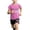 Hot Pink, variant on Kids Sport Outfit Sets Unisex Boys and Girl 2 Piece Shirts Suits Short Sleeve T Shirts and Elastic Shorts Children's Sportwears Set Home Casual Outfit Lightweight, Breathable Quick-Drying