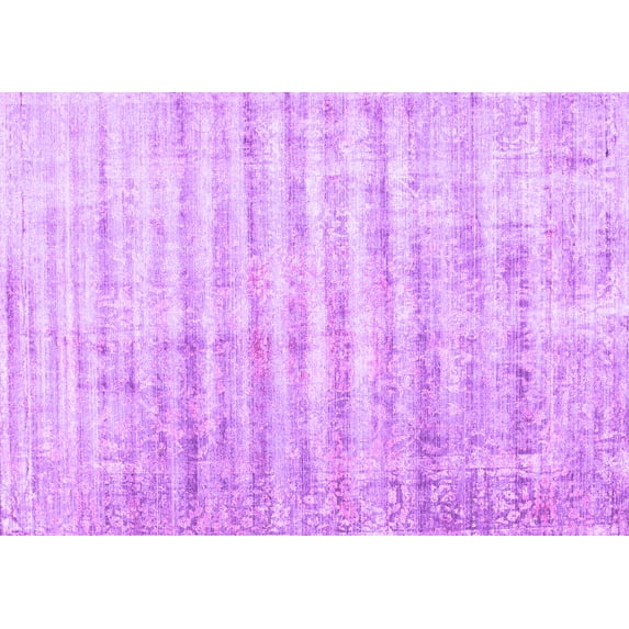 Ahgly Company Indoor Rectangle Persian Purple Traditional Area Rugs, 8' x 10'
