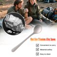 thumbnail image 4 of Mini Size Titanium Small Dessert Spoon Outdoor Camping Mixing Spoon- Coffee, 4 of 8