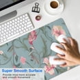 thumbnail image 4 of Long Mouse Pads for Desk,Pioneer Flower Floral Print Pattern Desk Mats on Top Of Desks, Desk Mouse Pad Extra Large with 3mm Non-Slip Base and Stitched Edge for Gaming,Office,Work,Home 35.4"x15.7", 4 of 6