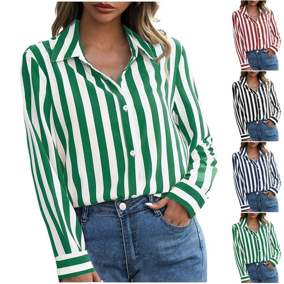 Ahuyic Womens Plus Size Top, Casual Long Sleeve Blouse For Autumns And Winter, Fashion Womens Fall Solid V-Neck T-Shirt Long Sleeve Casual Blouse