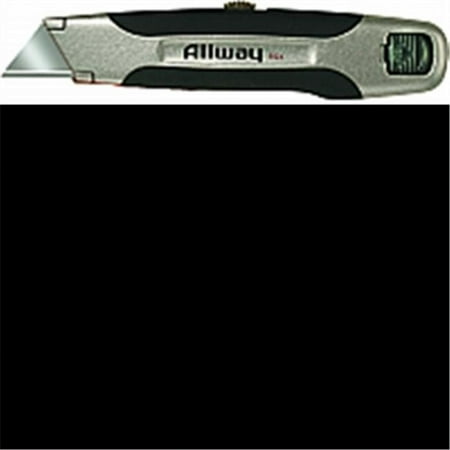 UPC: 0037064072070 | Allway 8.6 in. Utility Knife Black 1 pk