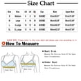 thumbnail image 2 of Bigersell Girls Bra Women's Non Underwire Comfortable Printing Plus Size Four Breasted Bra Underwear Female Synthetic Padded Bra Big & Tall Lace Bra, Style 345, Beige XL, 2 of 4