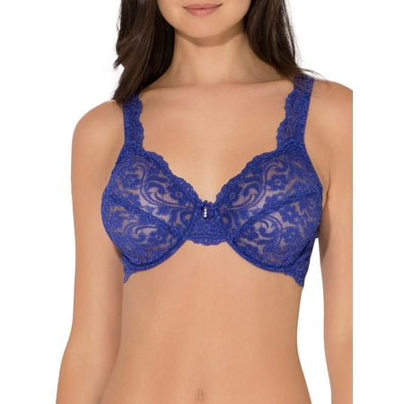 Mesh Underwire Bra Garters G-string - Womens Signature Lace Unlined Underwire Bra, Style 85045