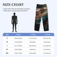 thumbnail image 4 of Bixox Men's Realistic Colorful Chameleon Patterned Pajama Pants with Pockets Lounge Clothes for Home, 4 of 5