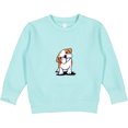 thumbnail image 2 of Inktastic Kiniart Bulldog Puppy Toddler Sweatshirt, 2 of 4