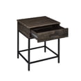 thumbnail image 4 of Benjara Sean 2 Piece Coffee Table Set, MDF, 1 Drawer, Lift Top Surface, Burnt Brown, 4 of 5