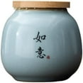 thumbnail image 2 of SHAOSZC Realza el estilo y la funcionalidad de tu cocina con este elegante y versátil trío de tarros de té de cerámica sellados para despensa. Ideales para almacenar alimentos a granel en espacios, 2 of 7
