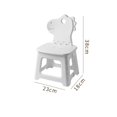 thumbnail image 5 of Folding Stool Lightweight Portable Cartoon White Step Stool With Carrying Handle for Children Dinasour M, 5 of 5